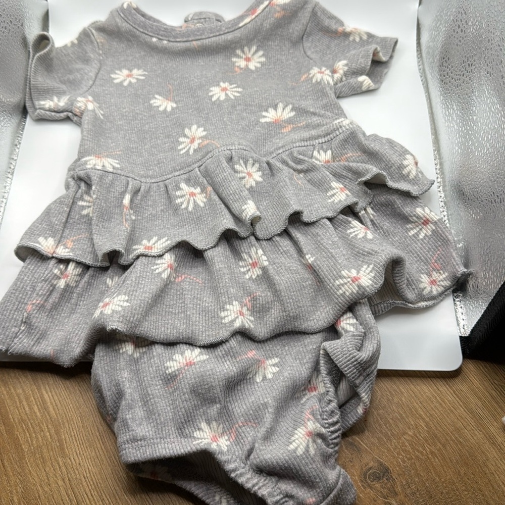 Baby Grey Bummie Set